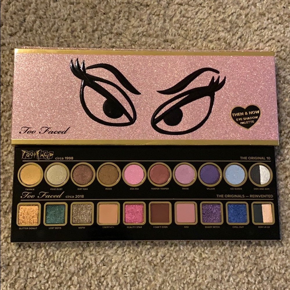 NIB Too Faced Then & Now Eye Shadow Palette